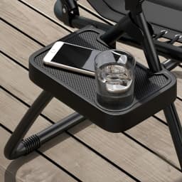 Outsunny Zero Gravity Lounger Chair, Folding Reclining Patio Chair with Padded Seat, Cup Holder, Soft Cushion