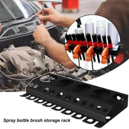 Spray Bottle Storage Rack Wall Mount Auto Detailing Bottle Holder Cleaning Tools Hanger Car Beauty Shop Accessory Wash