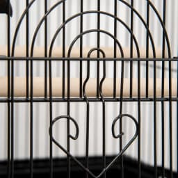 PawHut Metal Bird Cage Small w/ Perch Food Container Handle for Finch Canary