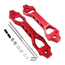 200/250mm Battery Tie Down Bracket Aluminum Car Accessories Space-Saving Battery Trays Automotive Replacement Mount for Vehicles
