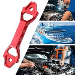 200/250mm Battery Tie Down Bracket Aluminum Car Accessories Space-Saving Battery Trays Automotive Replacement Mount for Vehicles