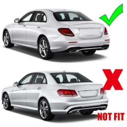 MagicKit Rear Trunk Spoiler Wing for 2016 2017 2018 2019 Mercedes Benz E-Class W213 4Door Saloon AMG Style Bodykits Tuning