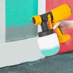 1000ML Paint Sprayer Cordless Rechargeable For DeWalt 18V Battery Powered HVLP Power Spray Gun XR UK Tool Only