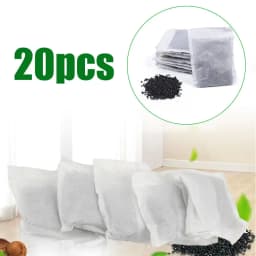 20 Pcs Activated Charcoal Water Filters, Activated Carbon Filter Sachets for Distiller, Distiller Replacement Bags, for Home
