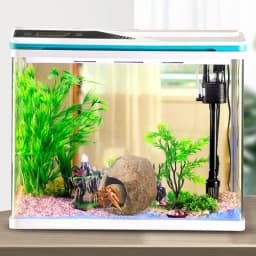 Aquarium Cave Fish Tank Shelter House Magnetic Detachable Fish Tank Decorative Shrimp Residence Magnetic Reptile Cave