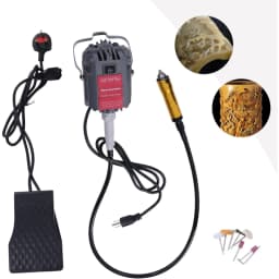 Engraving Grinder,Hanging Flexshaft Mill, Powerful Rotary Multi Tool for Engraving, Polishing, Cutting, Drilling of Glass 4/6mm
