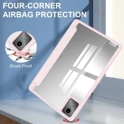 Tablet Case for Lenovo Xiaoxin Pad 2024 Tab M11 11 Inch Trifold Pencil Holder Acrylic Back Flip Stand Kickstand Shockproof Cover