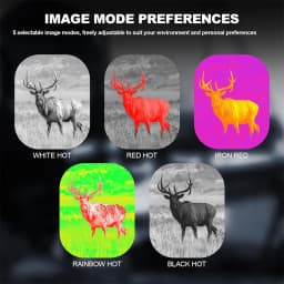 Thermal Imaging Scope 384x288PX 35mm Lens Infrared Thermal Monocular Camera Long Range Night Vision Device for Outdoor Hunting