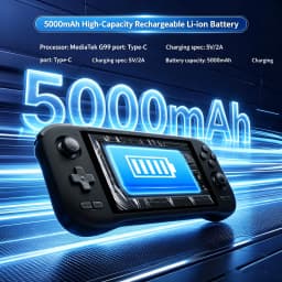 K59 Console Handheld Game Console 5.5-inch IPS HD Screen Smooth Gameplay Game Player Android14 Handheld Console 128G Boys Gifts