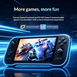 K59 Console Handheld Game Console 5.5-inch IPS HD Screen Smooth Gameplay Game Player Android14 Handheld Console 128G Boys Gifts