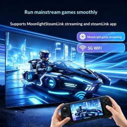 K59 Console Handheld Game Console 5.5-inch IPS HD Screen Smooth Gameplay Game Player Android14 Handheld Console 128G Boys Gifts