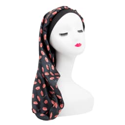 Long Hair Soft Travel Hat Satin Silk Bonnet Sleep Cap Head Cover Turban Wrap