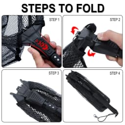 65-112cm Folding Fishing Brail Net Telescopic Fishing Landing Net Scoop Net
