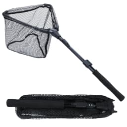 65-112cm Folding Fishing Brail Net Telescopic Fishing Landing Net Scoop Net