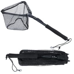 65-112cm Folding Fishing Brail Net Telescopic Fishing Landing Net Scoop Net