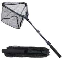 65-112cm Folding Fishing Brail Net Telescopic Fishing Landing Net Scoop Net