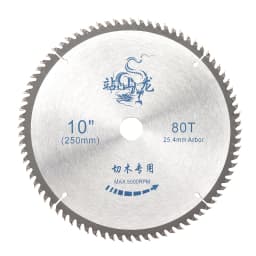 10 Inch Hard Alloy Circular Saw Blade 80T Woodworking Cutting Disc 1pc Cutting Blade Tool For Angle Grinder