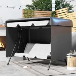Outsunny Patio 3 Seater Swing Chair Bench Cover Outdoor Garden Furniture Rain Protection Cover Protector Waterproof Anti-UV