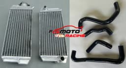 For HONDA ATC 250R 250 R 1985-1986 85 86 Aluminum Radiator + silicone Hose