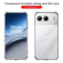 Clear Case For OnePlus Nord 4 2024 6.74 inches Soft TPU Phone Protective Shell One Plus 1+ Nord4 1+Nord4 Shockproof Back Cover
