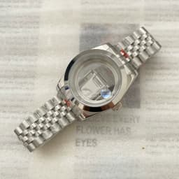 NH35 Watch Cases 36mm/39mm Stainless steel Oyster Bracelet Waterprpoof for NH35 NH36 movement 28.5mm Dial Datejust Watch Case