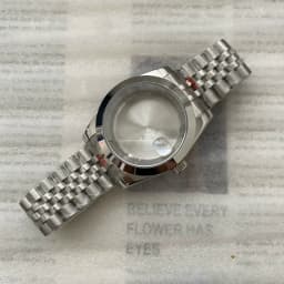 NH35 Watch Cases 36mm/39mm Stainless steel Oyster Bracelet Waterprpoof for NH35 NH36 movement 28.5mm Dial Datejust Watch Case