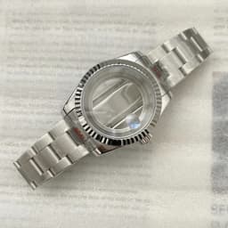 NH35 Watch Cases 36mm/39mm Stainless steel Oyster Bracelet Waterprpoof for NH35 NH36 movement 28.5mm Dial Datejust Watch Case
