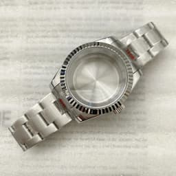 NH35 Watch Cases 36mm/39mm Stainless steel Oyster Bracelet Waterprpoof for NH35 NH36 movement 28.5mm Dial Datejust Watch Case