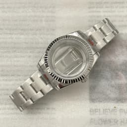 NH35 Watch Cases 36mm/39mm Stainless steel Oyster Bracelet Waterprpoof for NH35 NH36 movement 28.5mm Dial Datejust Watch Case