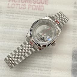 NH35 Watch Cases 36mm/39mm Stainless steel Oyster Bracelet Waterprpoof for NH35 NH36 movement 28.5mm Dial Datejust Watch Case