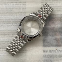 NH35 Watch Cases 36mm/39mm Stainless steel Oyster Bracelet Waterprpoof for NH35 NH36 movement 28.5mm Dial Datejust Watch Case