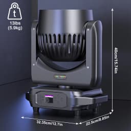 LeLeght 19x20w Moving Head Led RGBW 16/24 Channel 4 in 1 Stage Lights For DJ Light Christmas Bar Disco Party Halloween Deco