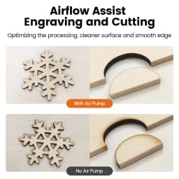 AlgoLaser Laser Engraver Air Compressor Air Assist Pump With 30L/Min Air Output For CNC Laser Engraver Adjustable Speed Low Nois