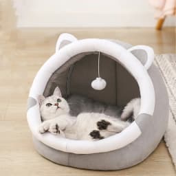 Cat Nest House for Cats Cave Cat Bed Kennel Cats Four Seasons Universal Semi-Closed Cute and Comfortable Cat Nest Kittens Cave
