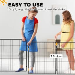 PawHut 2 Piece Expansion Pack Dog Pen for 80cm High Animal Pen