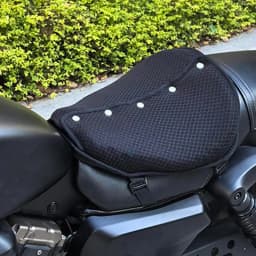 Breathable Scooter Seat Cover Soft Cover Seat Cushion For Motorcycle Shock Absorber Buckle Fastening Saddle Protector For Long