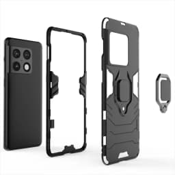 For Oneplus 10 Pro 5G Case Silicone Shockproof Bumper Armor Phone Case For One Plus 10 Pro 10Pro Magnetic Holder Ring Back Cover