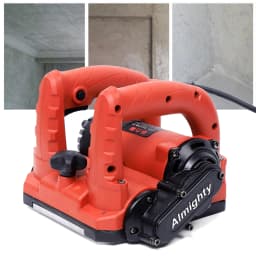1600W Wall Shovel,200mm Planer Width,0-4mm Adjustable Depth, Equipped with Replaceable Side Knives,Alloy Cutter Head& Scientific