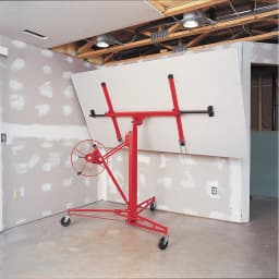 【Breeins】16FT Rolling Drywall Lifter Panel Hoist Jack Tool Heavy Tools