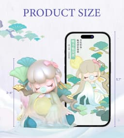 Robotime Nanci Blind Box Action Figures Poetic Charm Surprise Box Collectible Art Toy Creative Gifts for Adults Christmas Birthday Gift for Friends Girls Adults