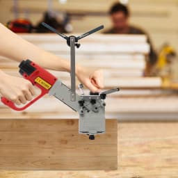 2000W Portable Woodworking Edge Banding Machine,Edge Bander w/Triangle Bracket,3 Adjustable Air Speeds, Adjustable Temperature