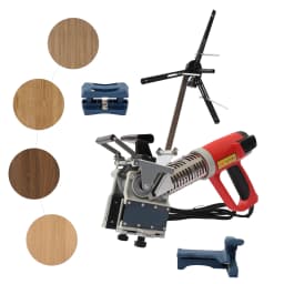 2000W Portable Woodworking Edge Banding Machine,Edge Bander w/Triangle Bracket,3 Adjustable Air Speeds, Adjustable Temperature