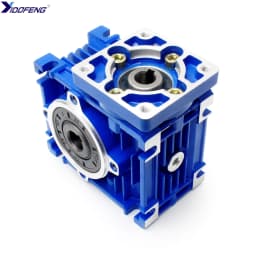 [EU Stock] NMRV030 Speed Reducer Worm DC Motor Gearbox 14mm Output 10:1-40:1 Worm Gearbox Speed Reducer for NEMA 23 Motor