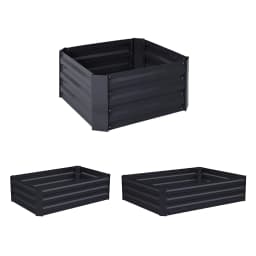Outdoor Garden Bed Flower Pots Galvanized Steel Garden Courtyard Elevated Flower Bed Plant Flower Box Vegetable Box