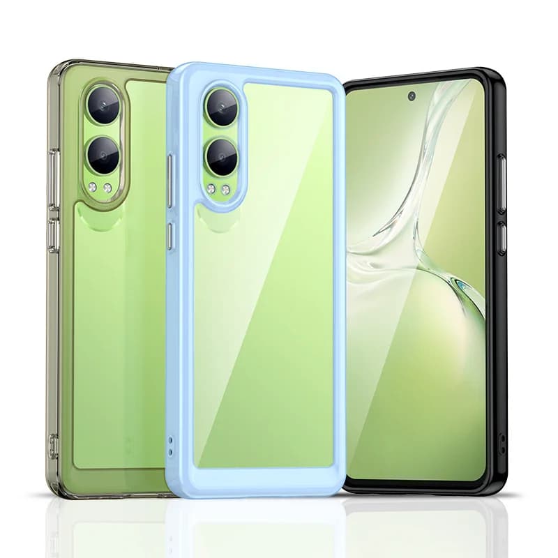 Transparent Colorful TPU Case for OnePlus Nord CE 4 Lite 5G Protective Cover Clear Fundas Coque Capa