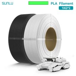 SUNLU 2KG PLA/PETG/PLA PLUS Filament 1.75mm 1KG Without Tray 3D Printer Filament for 3D Pen & Refill Filament