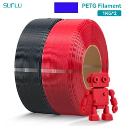 SUNLU 2KG PLA/PETG/PLA PLUS Filament 1.75mm 1KG Without Tray 3D Printer Filament for 3D Pen & Refill Filament
