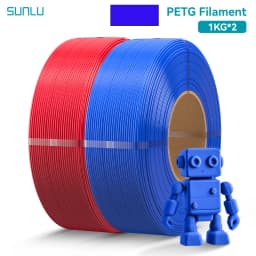 SUNLU 2KG PLA/PETG/PLA PLUS Filament 1.75mm 1KG Without Tray 3D Printer Filament for 3D Pen & Refill Filament