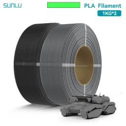 SUNLU 2KG PLA/PETG/PLA PLUS Filament 1.75mm 1KG Without Tray 3D Printer Filament for 3D Pen & Refill Filament