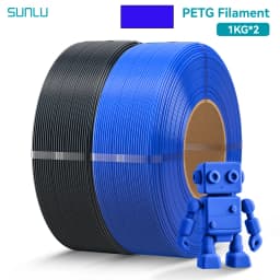 SUNLU 2KG PLA/PETG/PLA PLUS Filament 1.75mm 1KG Without Tray 3D Printer Filament for 3D Pen & Refill Filament